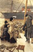 James Tissot Good-bye-On the Mersey oil